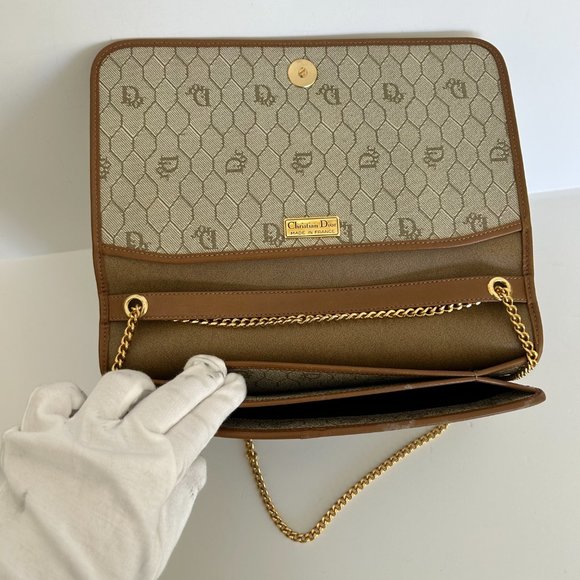 Dior Honeycomb Three-Way Clutch with Small Pouch - Picture 15 of 16